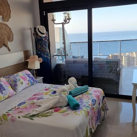Апартаменты Sunset Waves Benidorm Julieta Vistas Al Mar Premium 200 Mt2 Con Jacuzzi En Terraza Экстерьер фото