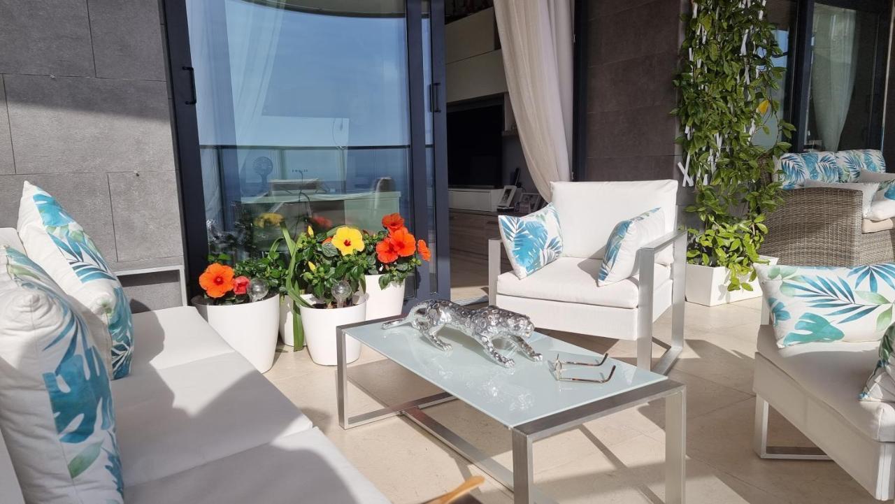 Апартаменты Sunset Waves Benidorm Julieta Vistas Al Mar Premium 200 Mt2 Con Jacuzzi En Terraza Экстерьер фото