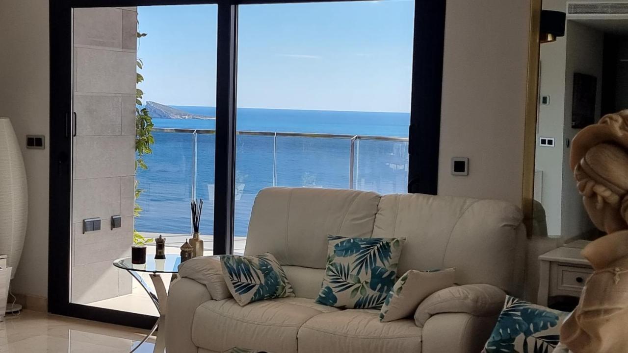 Апартаменты Sunset Waves Benidorm Julieta Vistas Al Mar Premium 200 Mt2 Con Jacuzzi En Terraza Экстерьер фото
