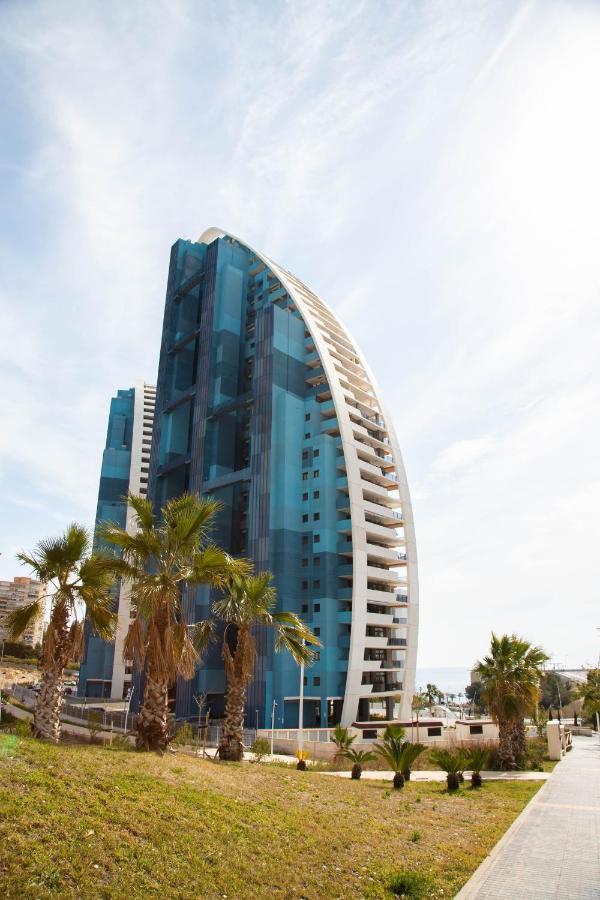 Апартаменты Sunset Waves Benidorm Julieta Vistas Al Mar Premium 200 Mt2 Con Jacuzzi En Terraza Экстерьер фото