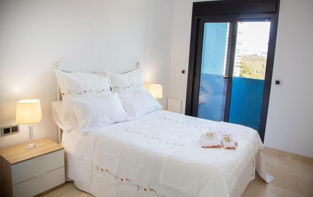 Апартаменты Sunset Waves Benidorm Julieta Vistas Al Mar Premium 200 Mt2 Con Jacuzzi En Terraza Экстерьер фото
