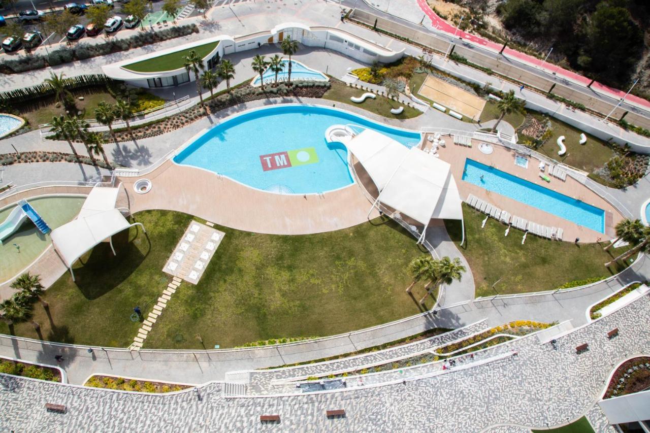 Апартаменты Sunset Waves Benidorm Julieta Vistas Al Mar Premium 200 Mt2 Con Jacuzzi En Terraza Экстерьер фото